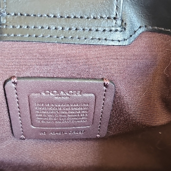 Coach 2024 Nina Small Tote Crossbody Bag CR097 black refined calf leather NWOT - Picture 8 of 12